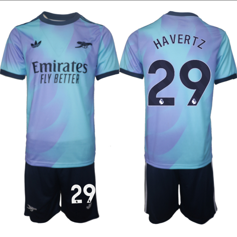 Men 2024-2025 Club Arsenal away Purple blue 29 Soccer Jersey